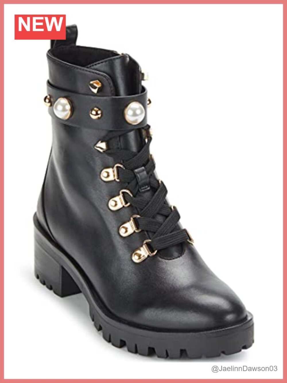 Perry Fashion Ankle Bootie Leather Block Heel Round Toe Zip Fall